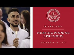 Fall 2021 CCAC Nursing Pinning Ceremony
