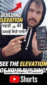 Measure mountain Elevation 📈 | #travel #jibhi #mountains #trending #viral #indianholiday