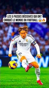 Les 5 Passes Décisives qui Ont Choqué le Monde du Football 😱🔥 #football #soccer