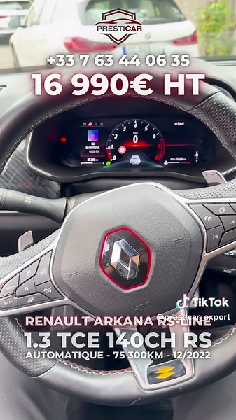 Renault Arkana RS Line : Détails et Disponibilité
