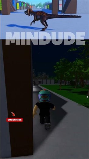 Gojirasaurus in Dinosaur Roleplay #mindude #roblox