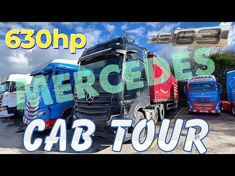 Mercedes 630hp Actros GigaSpace Cab tour - FULL Access