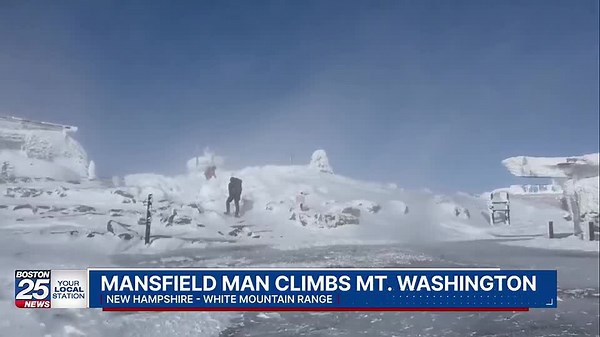 Mansfield man climbs Mount Washington in the middle of Winter