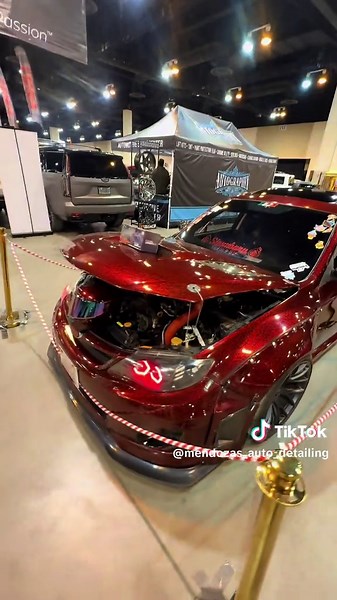 #mendozasautodetailing #subaruwrxsti #worldofwheelsomaha2026 #forgecarbonfiberred #fyp
