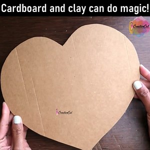 355K views · 13K reactions | Cardboard and clay can do magic! | CreativeCat | Facebook