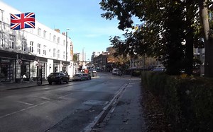 【4K超清】漫步游英国伦敦萨顿(Sutton)市中心｜伦敦西南部的一个地区 拍摄日期：2022.10.25