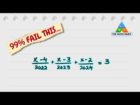 Solving The Hardest Olympiad Math Problem ( 99% FAIL THIS )