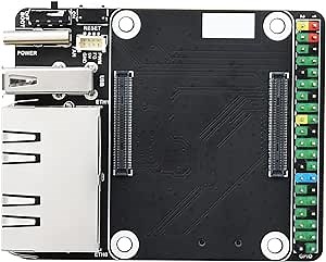 Waveshare Mini Dual Gigabit Ethernet Base Board Compatible with Raspberry Pi Compute Module 4 Suitable for All Variants of Compute Module 4, Only Including CM4-DUAL-ETH-MINI Baseboard