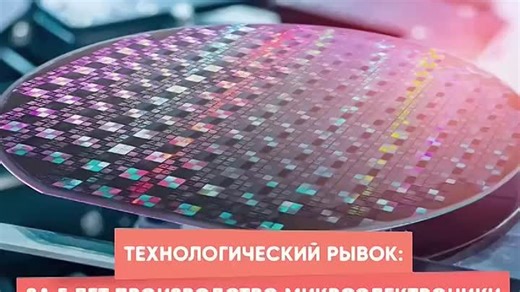 Рост производства микроэлектроники в России