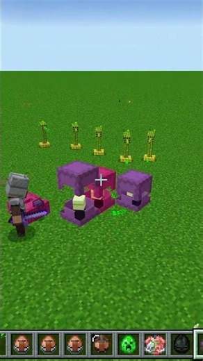 villager sword vs shulker!! Amazing fight mod mobs in minecraft