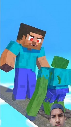 RAGE RUN STEVE VS MUTANT ZOMBIE | MINECRAFT ANIMATION #shorts #viral #minecraft