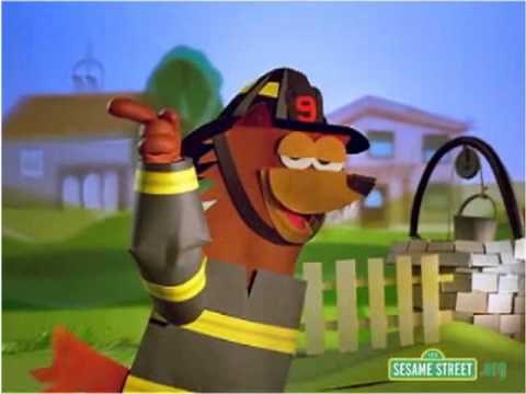 Sesame Street fire safety: "Get Out, Stay Out, Don't You Go Back In!"