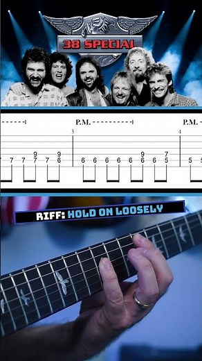 Hold On Loosely 38 Special Guitar Riff with Tabs