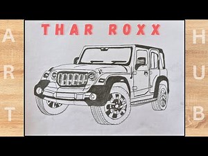 How To Draw THAR ROXX✍🏼 || Off-Road King||