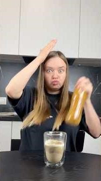 Ice coffee with milk