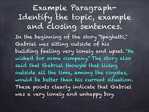 Literary Essay Lesson 7 (T.E.E.E.C paragraph format)