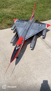 And the #B58Hustler is ready for her maiden voyage!! I spent all last week getting the markings on and laying down some light weathering on the airframe. All of the large markings are painted and the smaller detail stuff I made water slide decals for which all worked out perfectly. It’s been a long road getting here and there’s still some detail stuff to do yet like the cockpit and inlet spikes, but let’s hope she flies as good as she looks! Maiden flight is looking to happen sometime this week.