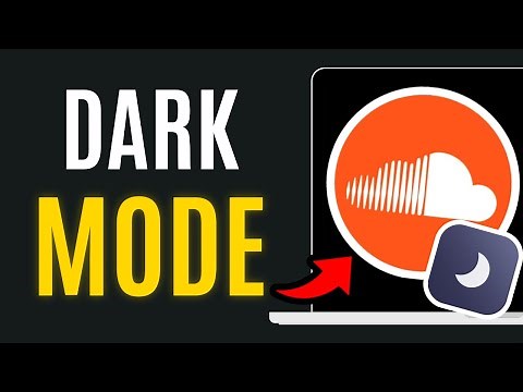 How to turn on DARK MODE in SOUNDCLOUD PC