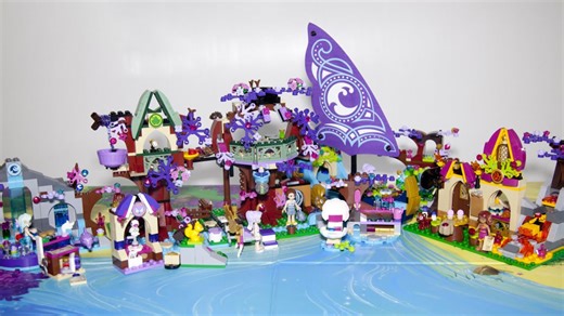 Enchanting LEGO Elves 41075 Build | Treetop Hideaway with Bakery, Workshop, Ship & Spa!