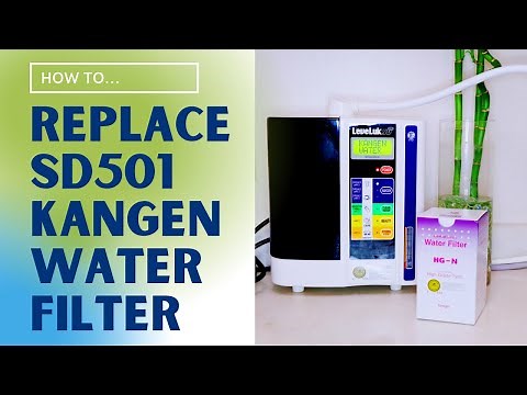 HOW TO REPLACE KANGEN WATER FILTER | Leveluk SD501 | Enagic