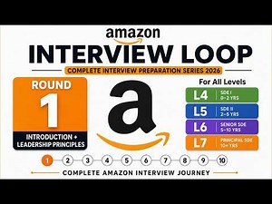 Amazon Interview Loop | Round 1 | Introduction + Leadership Principles (L4, L5, L6, L7)