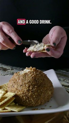 Classic Cheese Ball with a twist #appetizer #recipe