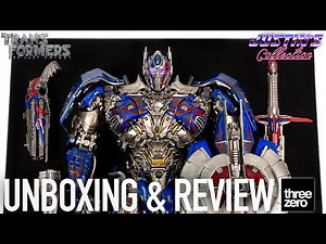 Nemesis Prime Transformers The Last Knight Threezero DLX Diecast Unboxing & Review
