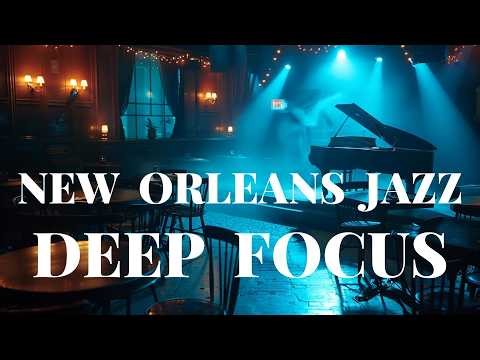 New Orleans Modal Jazz ☕ Midnight Deep Focus Session | Study & Work Background Music