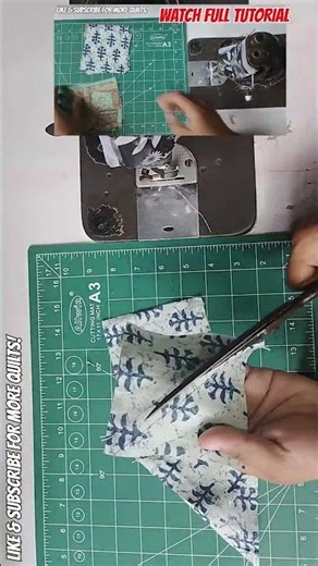 Patchwork Quilt Tutorial #patchwork #quilt #quilting #shorts