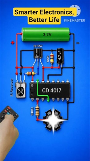 Wireless Controlled Light 💡 | Smart Home Technology Demo #Shorts