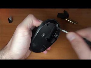 LOGITECH M280 mouse disassembly. Double-click, how to disassemble