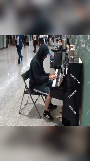 Public Piano Cover: Coffee and Cigarette Dude Plays