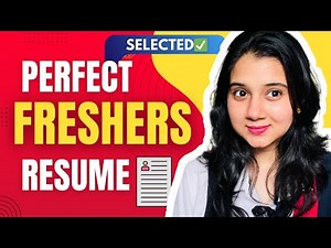 How to Make PERFECT✅ Resume for Freshers🔥 (Step-by-Step Guide)