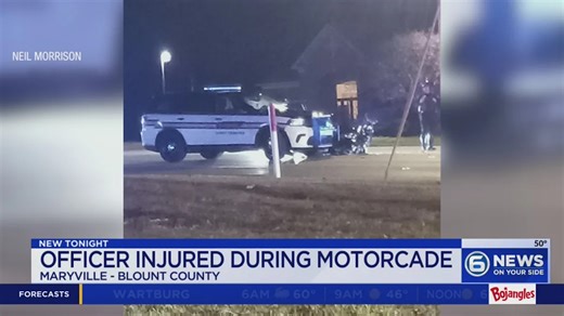 Officers crash during security motorcade for JD Vance in Maryville