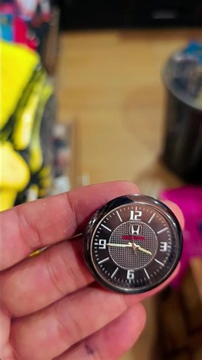 unboxing video car dashboard analogue clock honda logo #shorts
