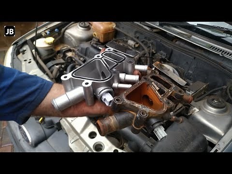 How to replace a thermostat and thermostat housing on a Ford Bantam 1.3 ROCAM