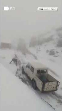 Snow-clearance work underway on Bairagarh-Sach Pass-Killar road in Chamba
