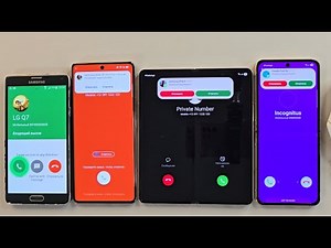 Incoming call Samsung Galaxy Note 4 Samsung Fold 4 Tecno30 Samsung Flip4 with mouse control