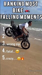 Ranking most bike falling unexpected moments