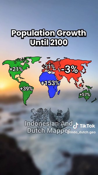 Projected Population Growth by Continent Until 2100