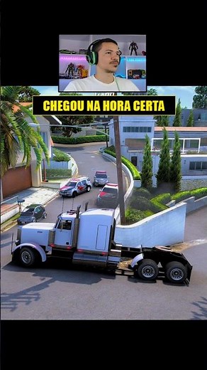 Too smart with the plan B truck for this insane GTA RP escape #shorts #viralvideo