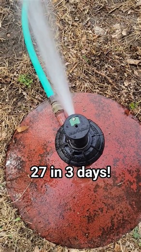 Rain Bird R-50 w/ Green 6.0 Nozzle #irrigation #rainbird