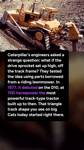 The Lawnmower Parts Behind Caterpillar's High-Track Dozer