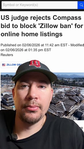 Caleb Carlson on Instagram: "The Compass vs Zillow war rages on but so far a judge has sided with Zillow in that you can’t choose to publicly market your “private” listings only a platform you control and keep in house. Seems like a rare W for Zillow these days although props to Compass for trying to take some control back. What do you guys think? Clear cooperation ?"