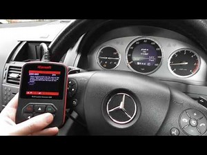 How to reset the engine light of the Mercedes C-Class W204