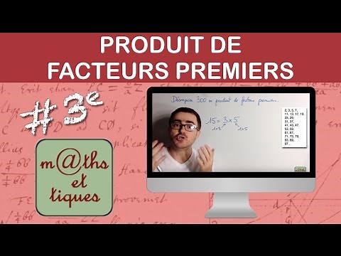 Decompose a number into a product of prime factors - Third