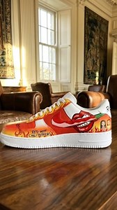 5K views · 174 reactions | RHCP flame sneakers 落 Snag this rock piece in the comments below  | Red Hot Chili Peppers Forever | Facebook