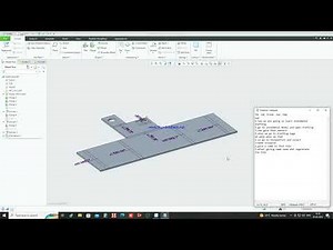 Creo- Sheet metal drafting (flat pattern view )