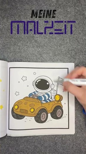 Das Weltall zum Ausmalen. #shorts