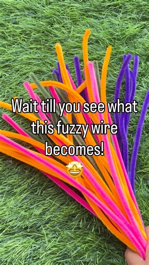 From Fuzzy Wire to Lily 🌸 #Shorts#DIYFlower#PipeCleanerCraft#HandmadeCraft#CreativeDIY#crafts #diy